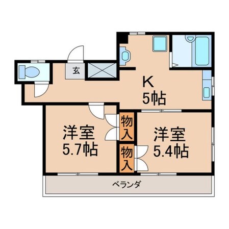 Mプラザ津田駅前七番館の物件間取画像